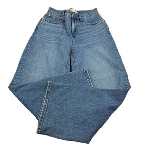 Levi’s Ribcage Straight Blue Jeans Button Fly Size 30